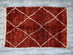 Beni Ourain Rug 150 x 234 cm = 4.9 x 7.7 FT