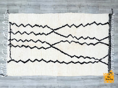 Beni Ourain Rug 151 x 259 cm = 5 x 8.5 FT