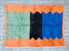 Beni Ourain Rug 208 x 287 cm = 6.8 x 9.4 FT