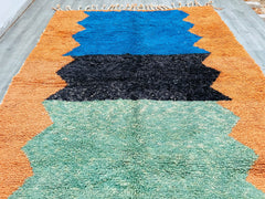 Beni Ourain Rug 208 x 287 cm = 6.8 x 9.4 FT