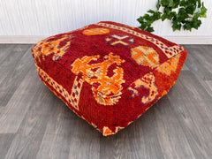 Berber Pillow, Vintage Moroccan Rug Pillow Cover, Berber Vintage Wool Cushion Covers, Boujaad Pillow, Berber Cushion