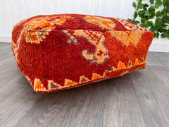 Berber Pillow, Vintage Moroccan Rug Pillow Cover, Berber Vintage Wool Cushion Covers, Boujaad Pillow, Berber Cushion