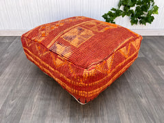 Kilim floor cushion cover moroccan persian tribal bohemian kilim rug pouf