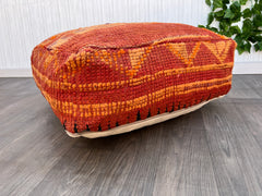 Kilim floor cushion cover moroccan persian tribal bohemian kilim rug pouf