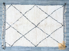 Beni Ourain Rug 208 x 300 cm = 6.8 x 9.8 FT