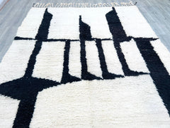 Beni Ourain Rug 204 x 291 cm = 6.7 x 9.5 FT