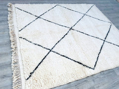 Beni Ourain Rug 212 x 253 cm = 7 x 8.3 FT