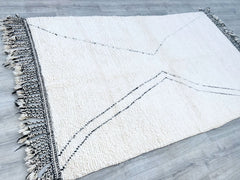 Beni Ourain Rug 158 x 251 cm = 5.2 x 8.2 FT