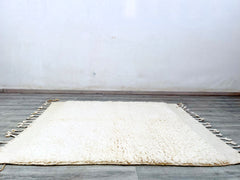 Beni Ourain Rug 165 x 187 cm = 5.4 x 6.1 FT