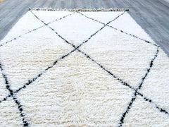 Beni Ourain Rug 155 x 241 cm = 5 x 7.9 FT