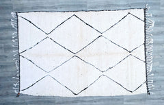 Beni Ourain Rug 180 x 268 cm = 5.9 x 8.8 FT