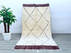 Beni Ourain Rug 161 x 289 cm = 5.2 x 9.5 FT