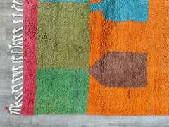 214 x 282 cm = 7.0 x 9.3 ft Colorful Moroccan Kilim Rugs- CUTE BENIOURAIN KILIM Rug -Black Kilim Rug -Custom Woven Rug -Handmade Kilim Rug -Geometric Kilim Wool Rugs
