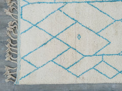 203x296 cm = 6.7 x 9.7 Geometric Luxurious Beni Ourain & Berber Rugs – Premium Moroccan Wool Carpets