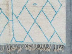 203x296 cm = 6.7 x 9.7 Geometric Luxurious Beni Ourain & Berber Rugs – Premium Moroccan Wool Carpets