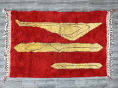 Beni Ourain Rug 186 x 294 cm = 6.1 x 9.6 FT