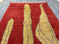 Beni Ourain Rug 186 x 294 cm = 6.1 x 9.6 FT