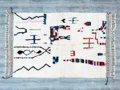 Beni Ourain Rug 157 x 252 cm = 5.2 x 8.3 FT