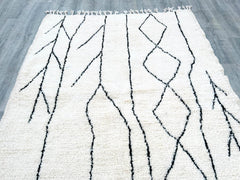 Beni Ourain Rug 162 x 230 cm = 5.3 x 7.5 FT