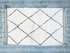 Beni Ourain Rug 148 x 242 cm = 4.9 x 7.9 FT