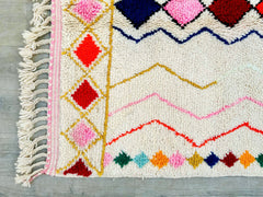 155 x 244 cm = 5.1 x 8.0 ft Moroccan rug, handmade beni ourain rug, Minimalistic wool rug, Custom made rug, Berber area rug, tapis marocain, wool rug, large area rug