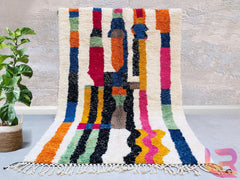 Bring Moroccan artistry into your home with our handmade Berber rugs, crafted from premium wool for unmatched softness and durability. Choose from Beni Ourain-style carpets, vibrant Boujaad rugs, or abstract Azilal designs, each woven with traditional techniques passed down through generations. Whether you need a custom-sized area rug, a runner for hallways, or a statement piece for your living room, our collection offers authentic Moroccan rugs in various colors and patterns. Perfect for boho, mid-century,