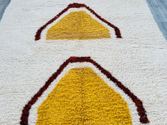 Handmade Moroccan Rug - Ivory Beni Ourain Wool Carpet - Neutral & Soft Area Rug - Perfect for Hygge Homes