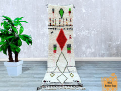 083x292 cm = 2.7 x 9.6 Handmade Moroccan Rugs – Authentic Berber & Azilal Wool Carpets