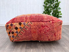 Moroccan Pouf Horse Saddle Cover - Equestrian Boho Chic, Tribal Patterns for Stable or Trail Riding