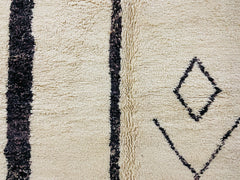 Moroccan Woolen Rug - Custom Beni Ourain rug