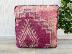 kilim pouf, berber pouf, moroccan pouf, wool pouf, 60x60x20 cm pouf