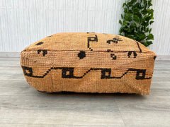 moroccan pouf , berber pouf, kilim pouf, pouf, pillow , rug pouf design