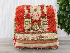 Morocco Kilim Pouf, moroccan pouf ottoman, Vintage Moroccan Ottoman, Yoga Meditation Poof, Outdoor Kilim Poufs,moroccan pouf home decor