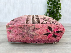 moroccan pouf , kilim pouf, 60x60x60 cm pouf, pet bed, home decor