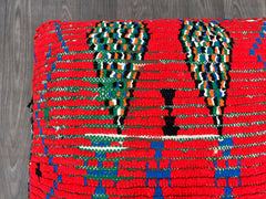 moroccan pouf, berber pouf, handmade pouf, kilim pouf, 60x60x20 cm pouf, foot stool, home decor
