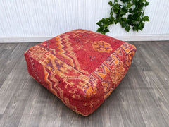 moroccan pouf, berber pouf, kili pouf, ottoman pouf, 60x60x20 cm pouf