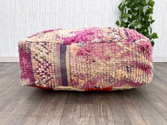 moroccan pouf, berber pouf, kilim pouf, ottoman pouf, 60x06x02 CM pouf