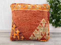 Wool Pouf, handmade Pouf, Bohemian Pouf, Berber Pouf, Kilim Pouf, Ottoman Pouf,