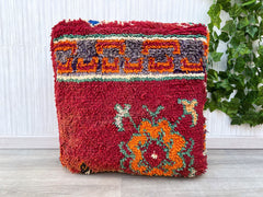pouf ottoman, moroccan pouf, handmade, Moroccan decor, footstool