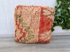 set of pouf Moroccan POUF **50% Off**darck pouf leather , Moroccan ottoman pouf, Moroccan vintage, floor pouf unstuffed poufs-gift for her