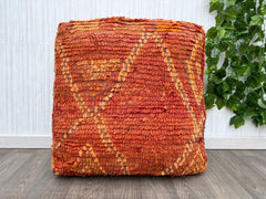 Moroccan Dragon Pouf - Scales & Tribal Flame Patterns, Fantasy Lair Essential, RPG Fan Gift