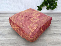 moroccan pouf, berber pouf, kili pouf, ottoman pouf, 60x60x20 cm pouf