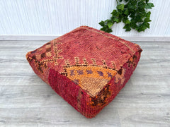 moroccan pouf, berber pouf, kilim pouf, ottoman pouf, 60x06x02 CM pouf