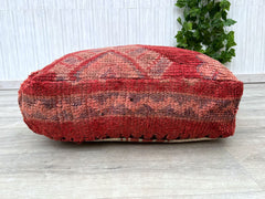 moroccan pouf, kilim pouf, berber pouf, wool pouf, handmade pouf, 60x60x20 CM pouf