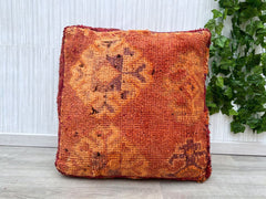 moroccan pouf, pouf ottoman cover, kilim ottoman, Kilim Pillow