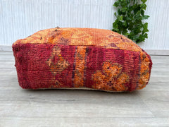 moroccan pouf, pouf ottoman cover, kilim ottoman, Kilim Pillow