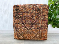 moroccan wool pouf, berber pouf, pouf , 60x60x20 cm pouf, kilim pouf, ottoman pouf