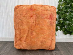 moroccan wool pouf, kilim pouf, ottoman pouf, berber pouf,