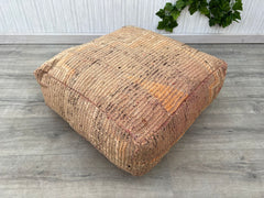 kilm pouf Moroccon sofa.(48/24/8 inchee)120/60/20cm .vintage moroccan kilm pouf .Yoga meditation+ 2 kilim pillows