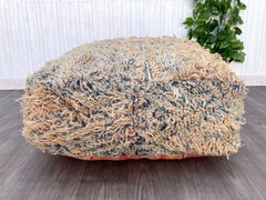 Gorgeous Square Footstool, Unique Bohemian Floor Sofa